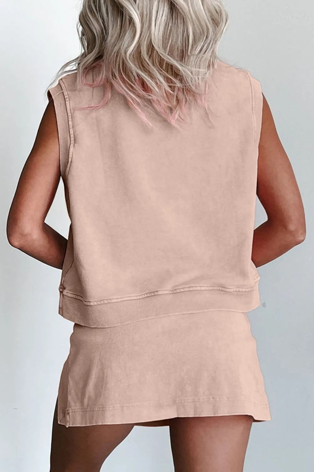 Casual Sleeveless Tank Top and Shorts Set - Tigbul's Variety Fashion Shop