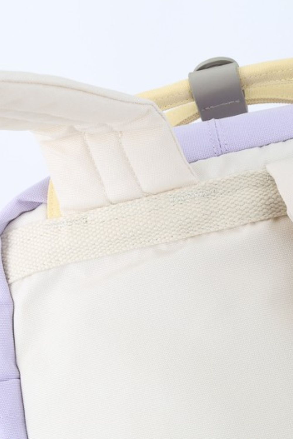 Himawari Contrast Water and Scratch-Resistant Nylon Backpack Bag - Tigbul's Variety Fashion Shop