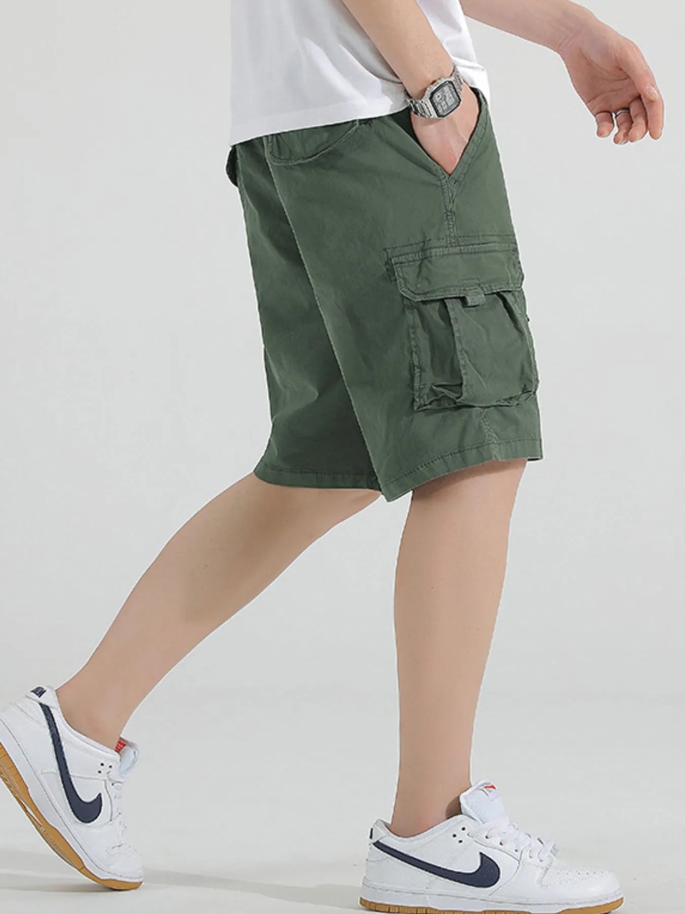 Men's Drawstring Cargo Shorts - Tigbul's Variety Fashion Shop