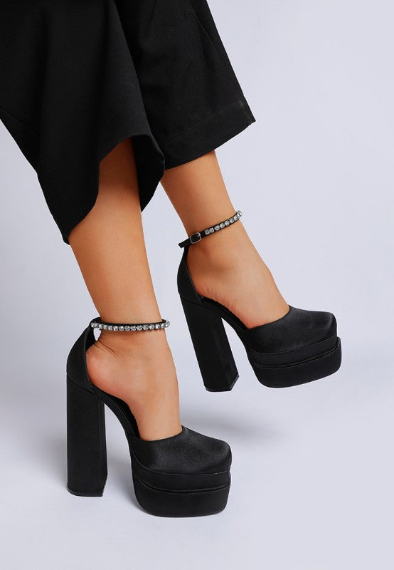 Martini Sky High Platform Sandals - Tigbul's Variety Fashion Shop