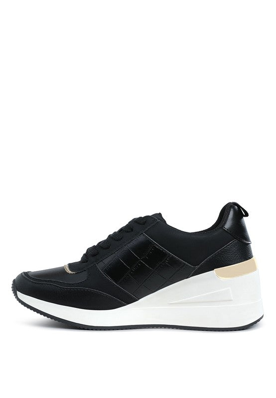 Noltas Chunky Wedge Heel Sneaker - Tigbul's Variety Fashion Shop