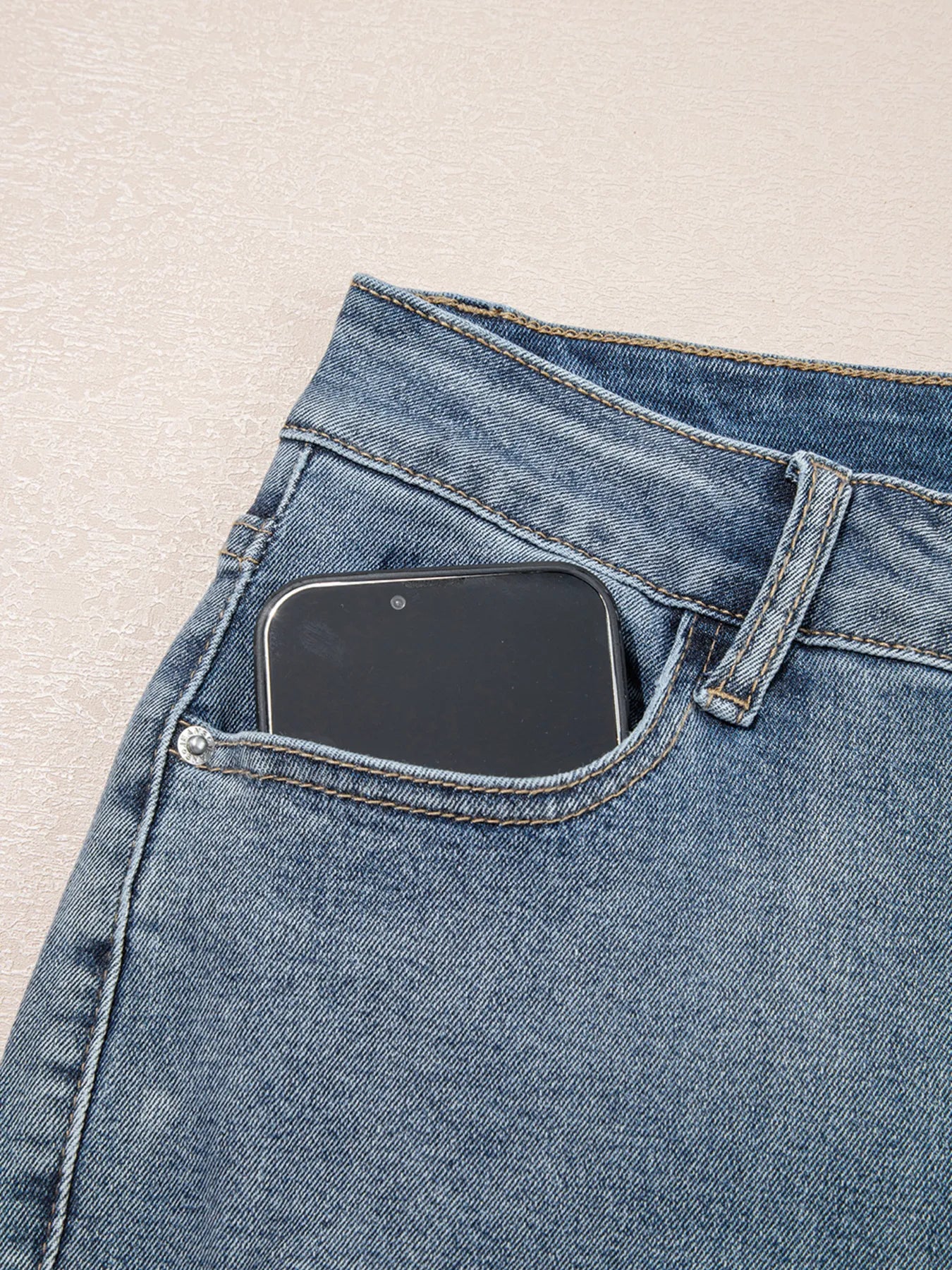 Distressed Ankle-length Straight Jeans - Tigbul's Variety Fashion Shop