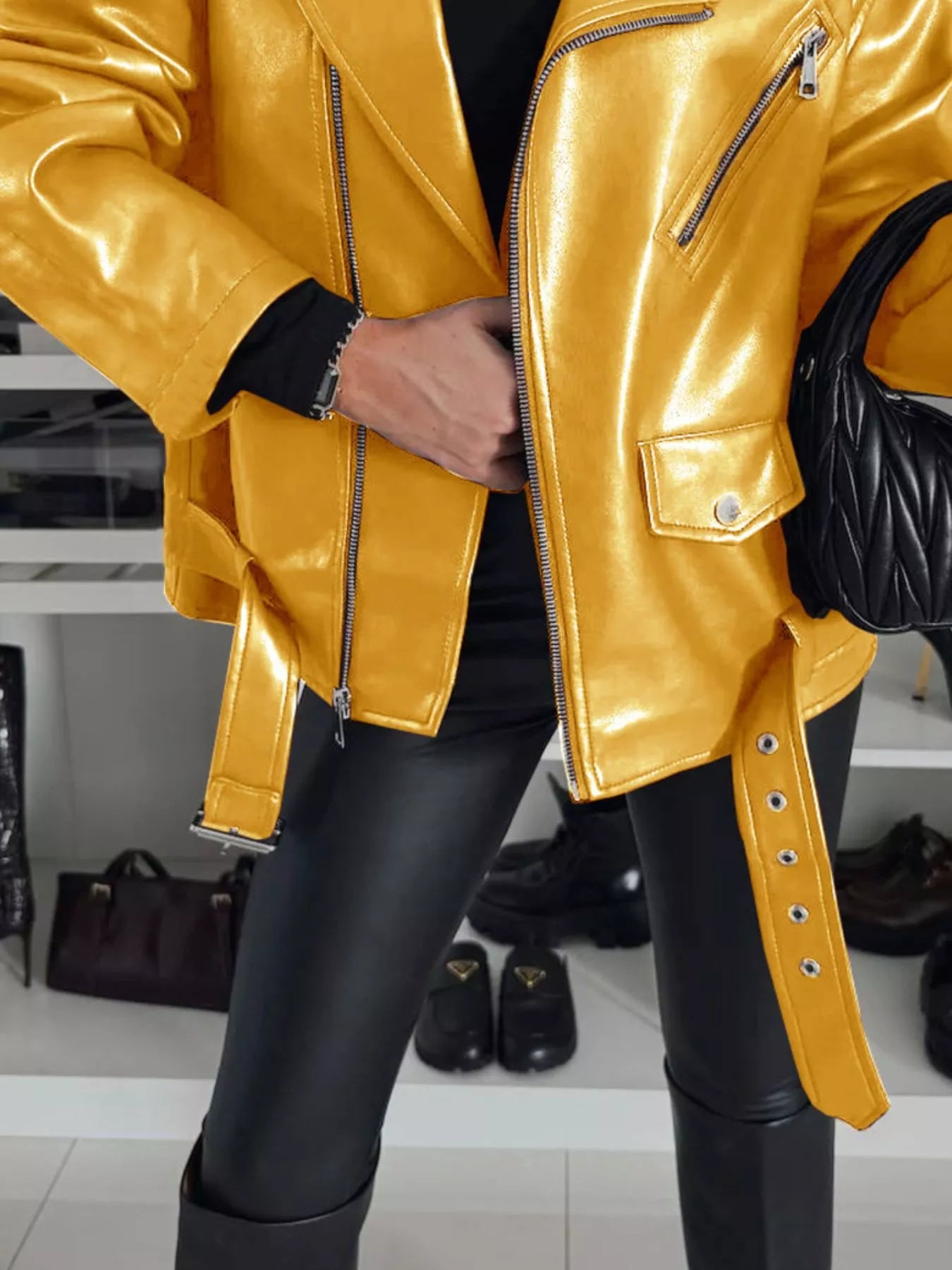 Full Size Zip Up Long Sleeve Jacket Plus Size - Tigbul's Variety Fashion Shop
