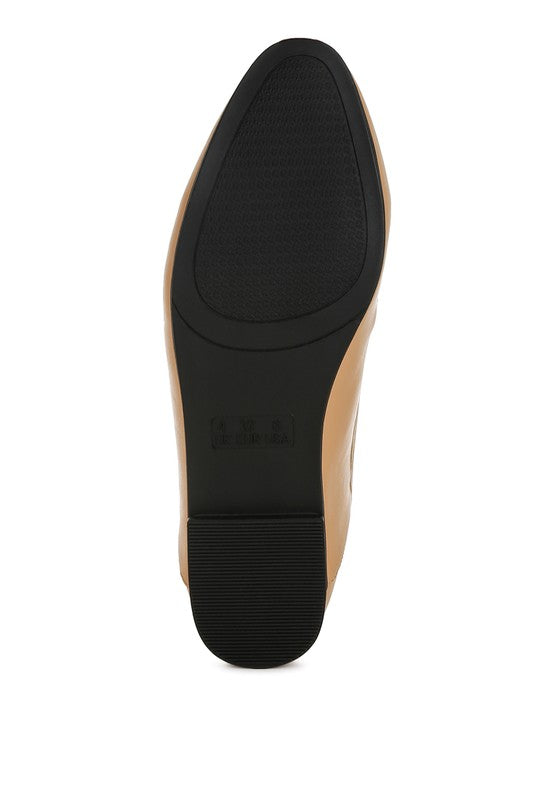 Melisma Horsebit Embellished Loafers - Tigbul's Variety Fashion Shop