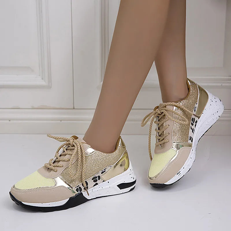 Round Toe Platform Sneakers - Tigbul's Variety Fashion Shop
