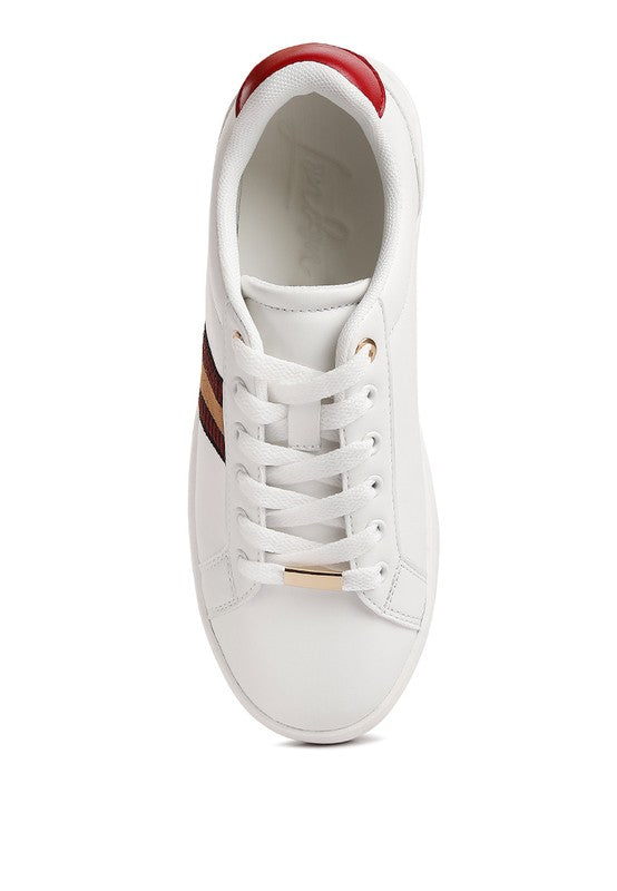 Loyalty Embroidery Detail Sneakers - Tigbul's Variety Fashion Shop