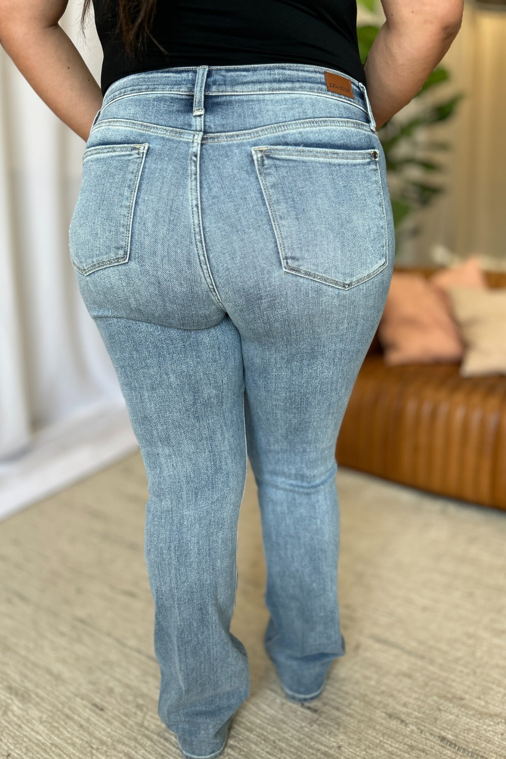 Judy Blue Medium Rise Bootcut Jeans - Tigbul's Variety Fashion Shop