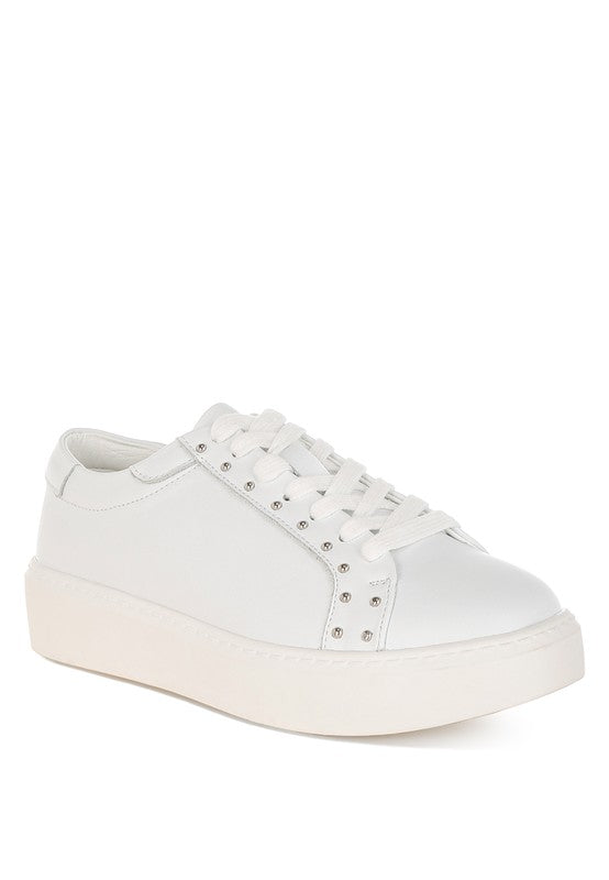 Strider Studs Embellished Chunky Sneakers - Tigbul's Variety Fashion Shop