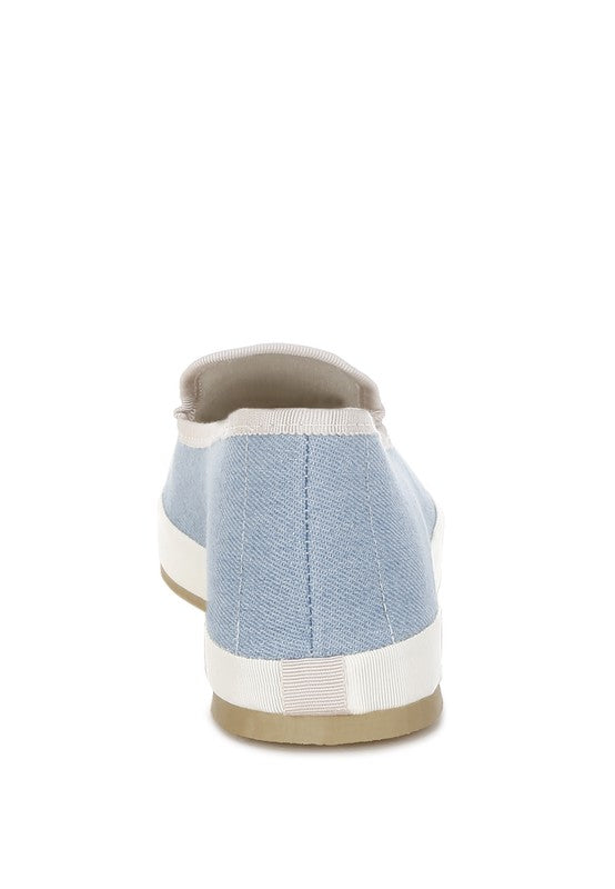 Palin Denim Slip On Loafers - Tigbul's Variety Fashion Shop
