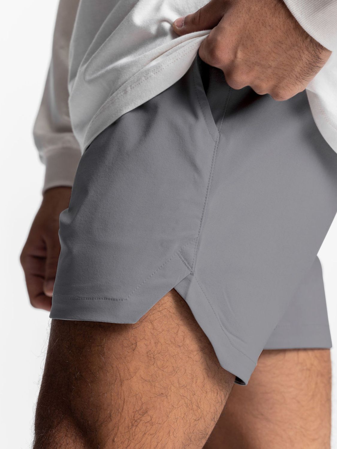 Men's Elastic Waist Active Shorts - Tigbul's Variety Fashion Shop