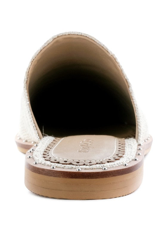 RAG & CO Canvas / Suede Mules - Tigbul's Variety Fashion Shop