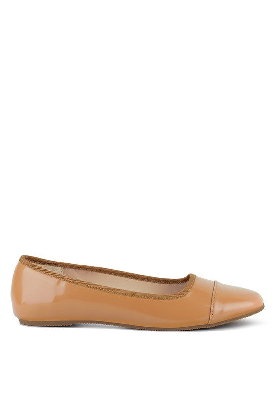CAMELLA ROUND TOE BALLERINA FLAT SHOES - Tigbul's Variety Fashion Shop