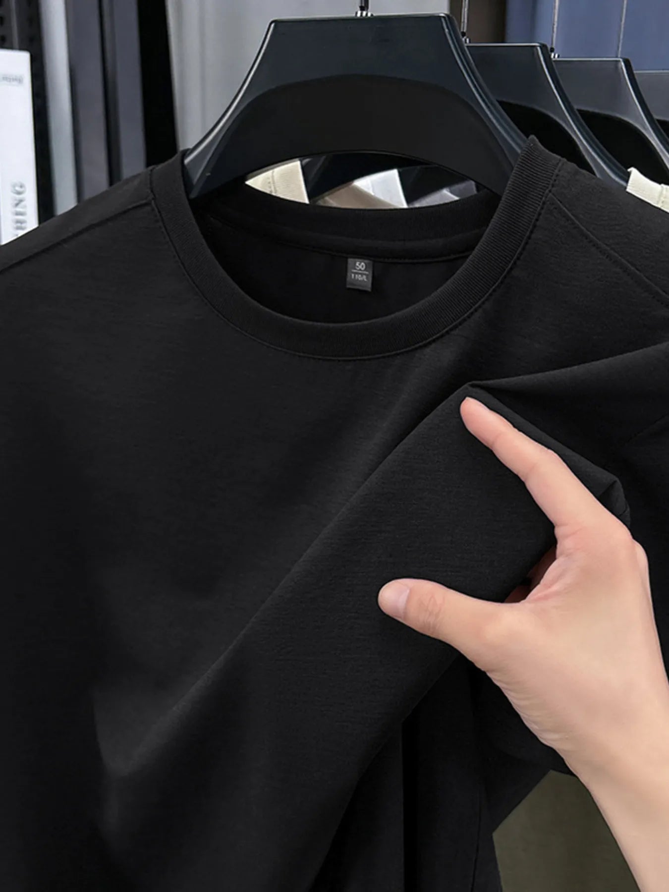 Men's Plus Size Round Neck Short Sleeve T-Shirt - Tigbul's Variety Fashion Shop