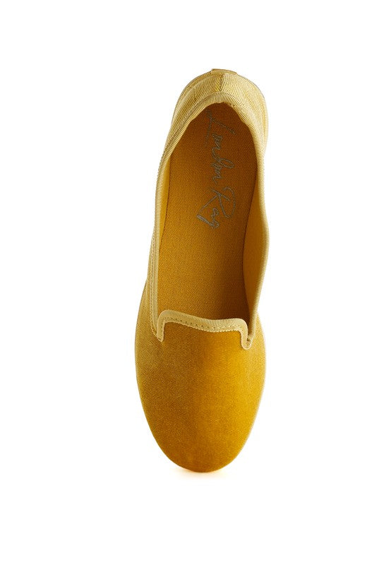 Saba Velvet Round Toe Slip-On Loafers - Tigbul's Variety Fashion Shop