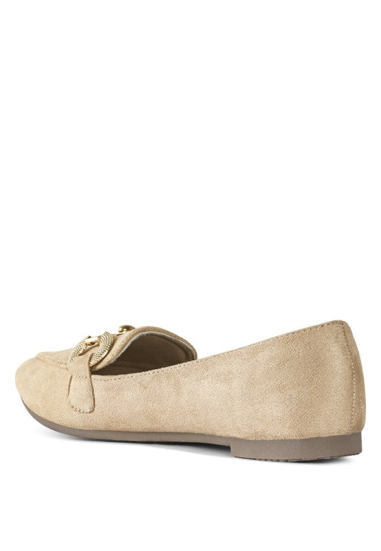 Fembot Horsebit Detail Flexible Loafers - Tigbul's Variety Fashion Shop