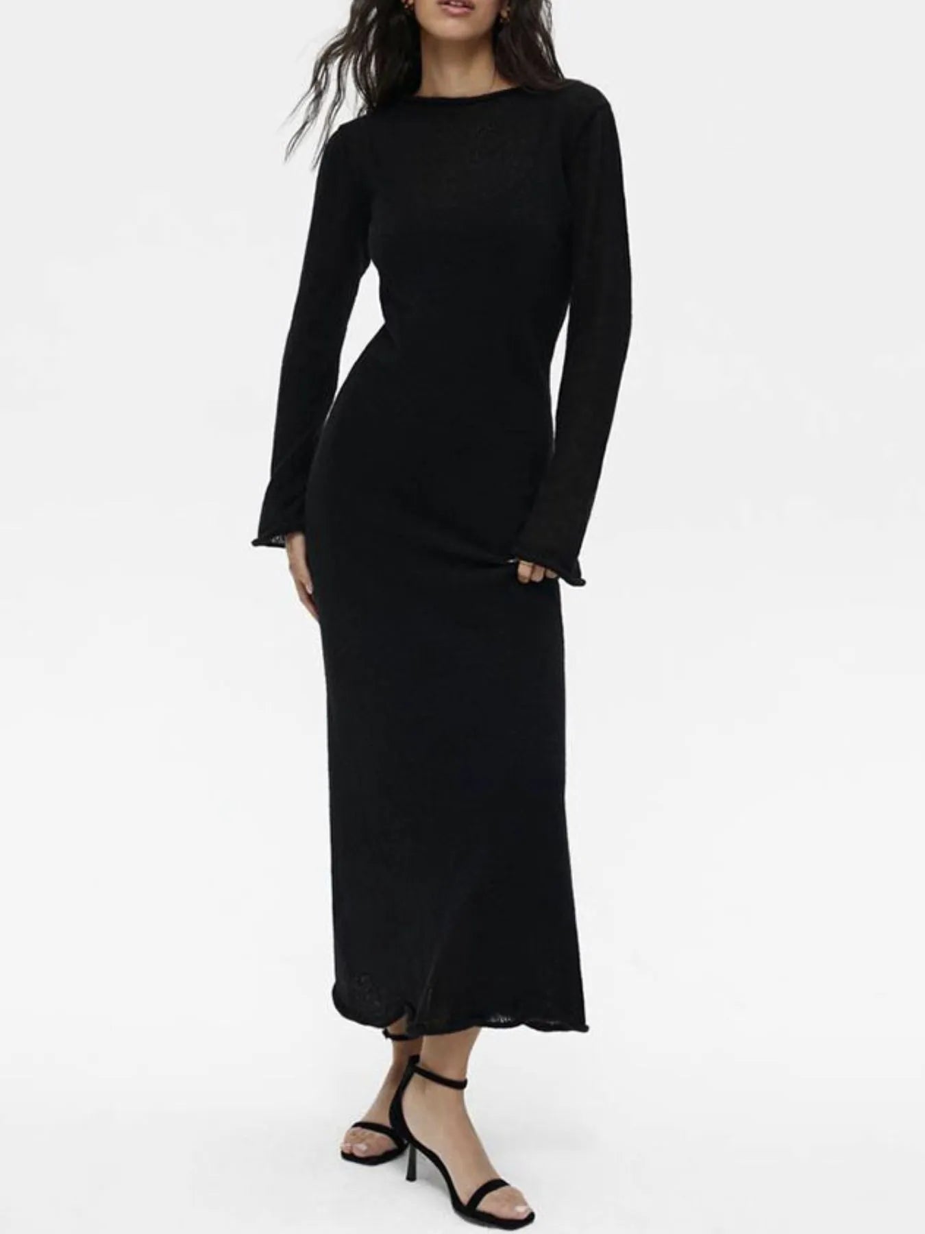 Ribbed Knit Cami Dress and Cover Up Sweater Set - Tigbul's Variety Fashion Shop