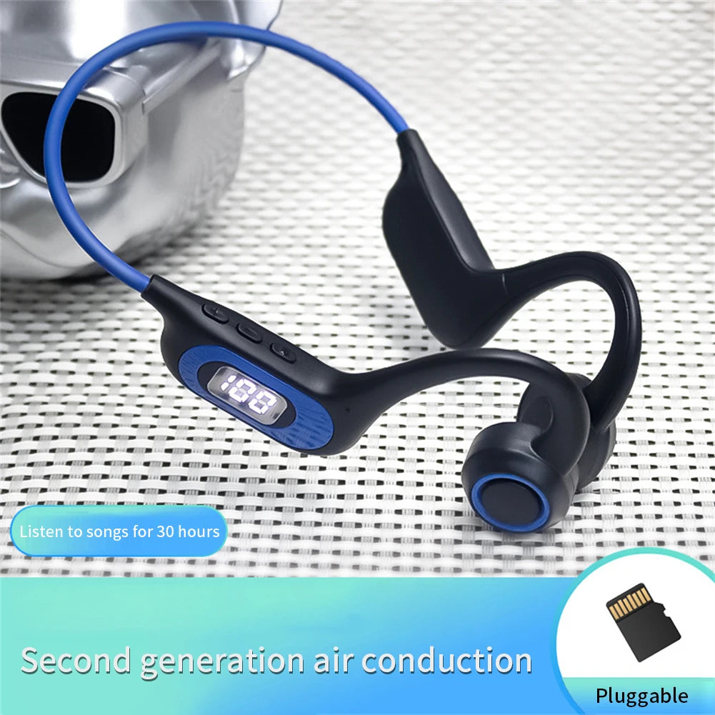 AKZ-G3 Bone Conduction Second Generation Air Conduction Earphones Wireless Bluetooth Earphones Sports Running - Tigbul's Variety Fashion Shop