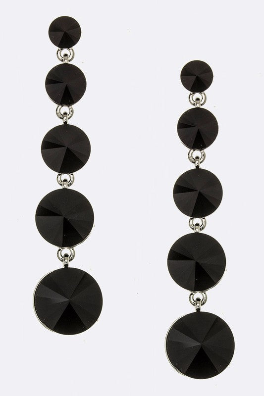 Dangle Crystal Earrings - Tigbul's Variety Fashion Shop