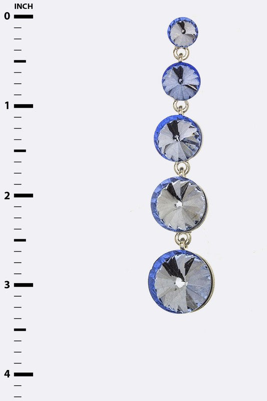 Dangle Crystal Earrings - Tigbul's Variety Fashion Shop