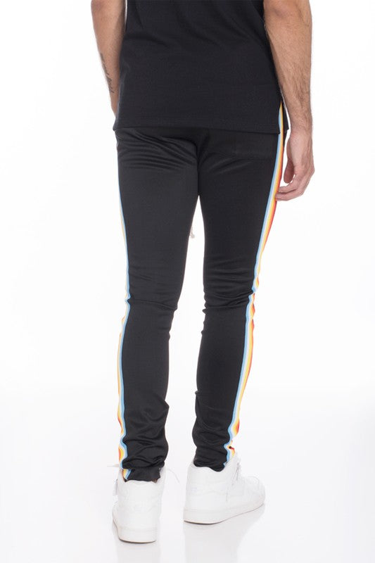 RAINBOW TAPE TRACK PANTS - Tigbul's Variety Fashion Shop
