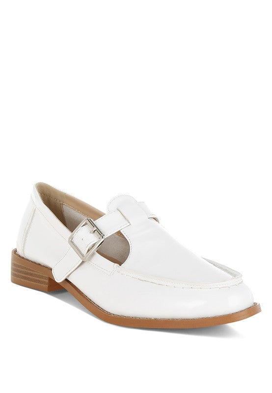 Swenson Patent Pleather Mary Jane Loafers - Tigbul's Variety Fashion Shop