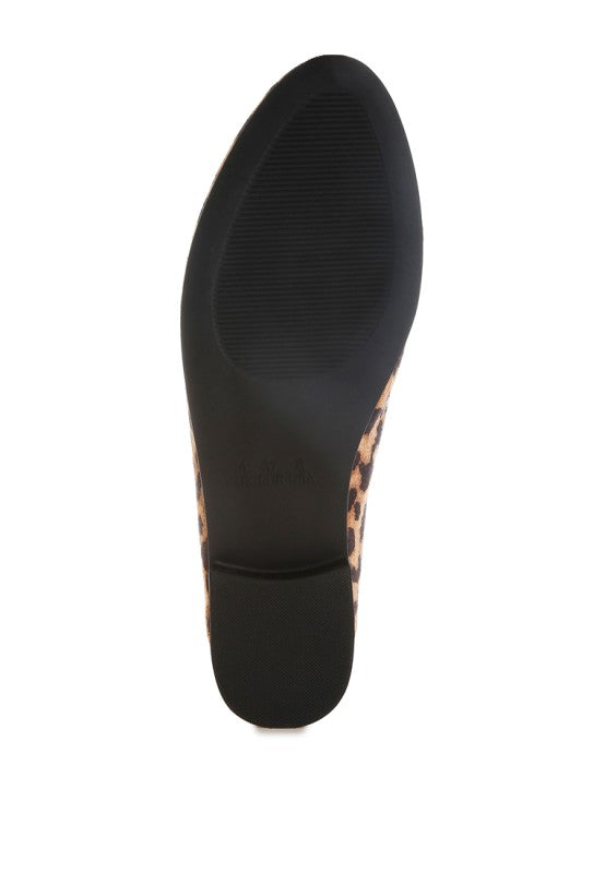 Noltas Horsebit Embellished Flat Loafers - Tigbul's Variety Fashion Shop