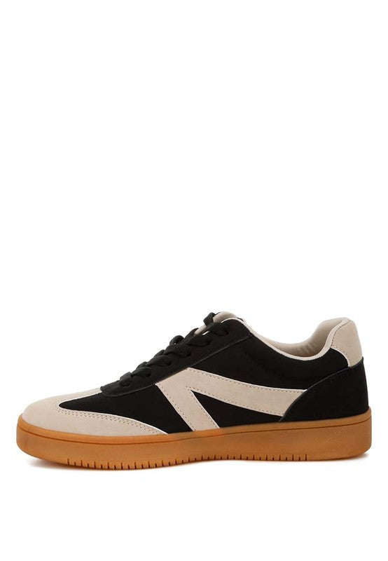 Zoomer Contrasting Patchwork Chunky Sneakers - Tigbul's Variety Fashion Shop