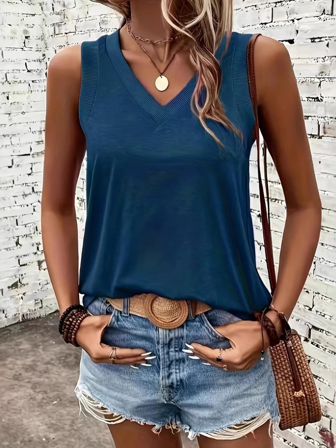 V-Neck Tank - Tigbul's Variety Fashion Shop