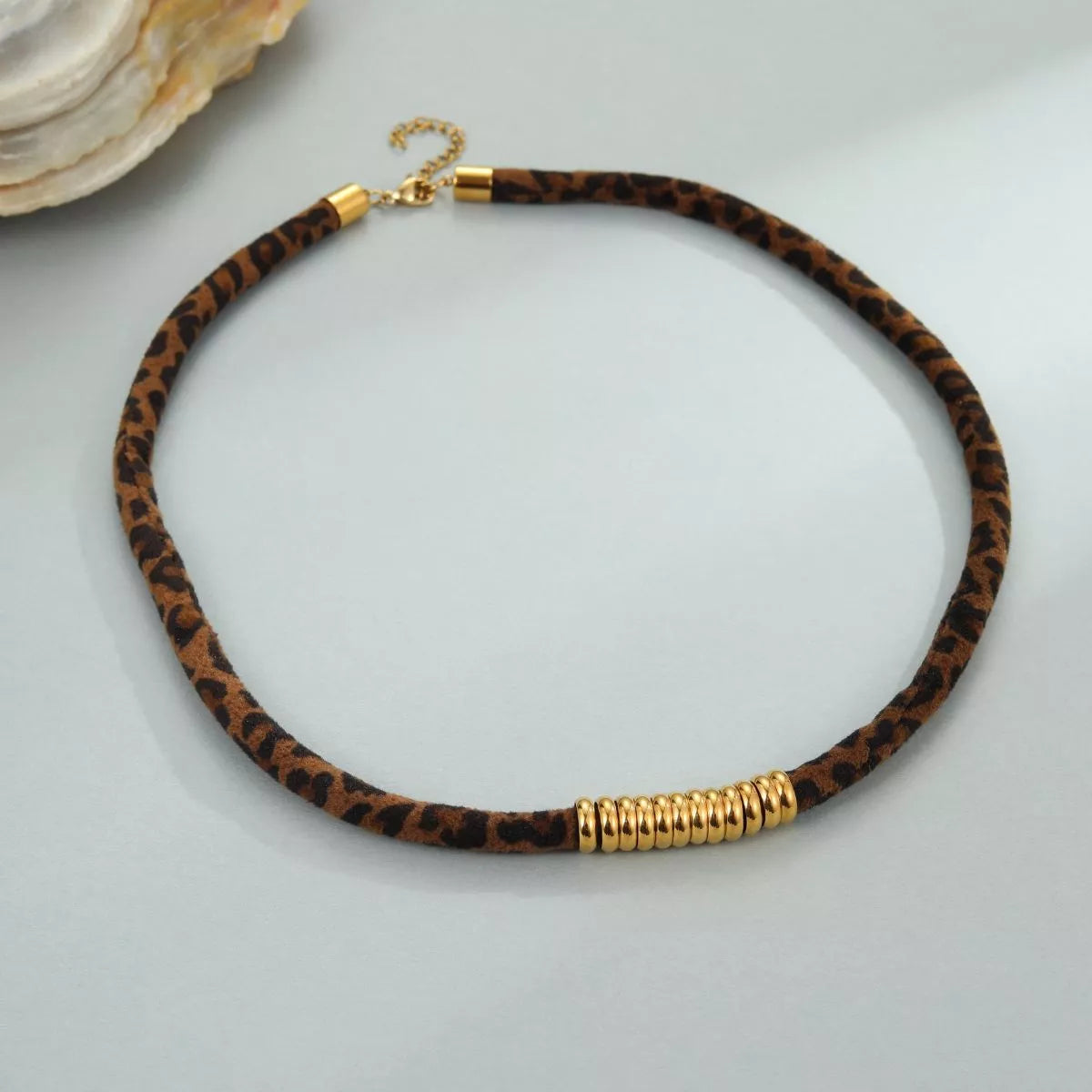 Leopard 18K Gold-Plated Necklace - Tigbul's Variety Fashion Shop