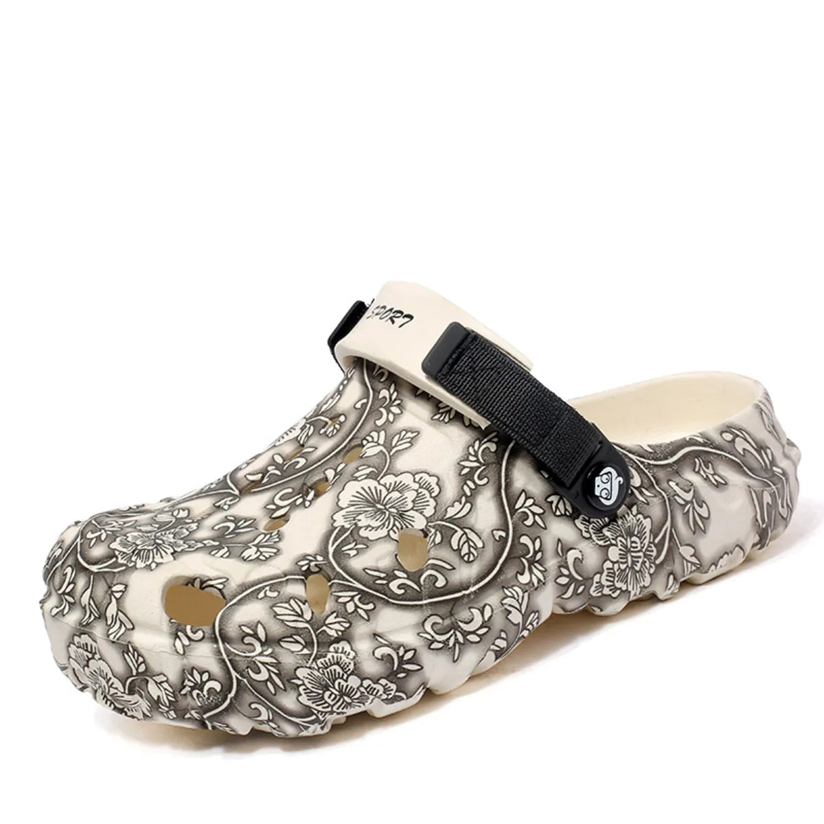 Men's Floral Pattern Comfort Sandals - Tigbul's Variety Fashion Shop