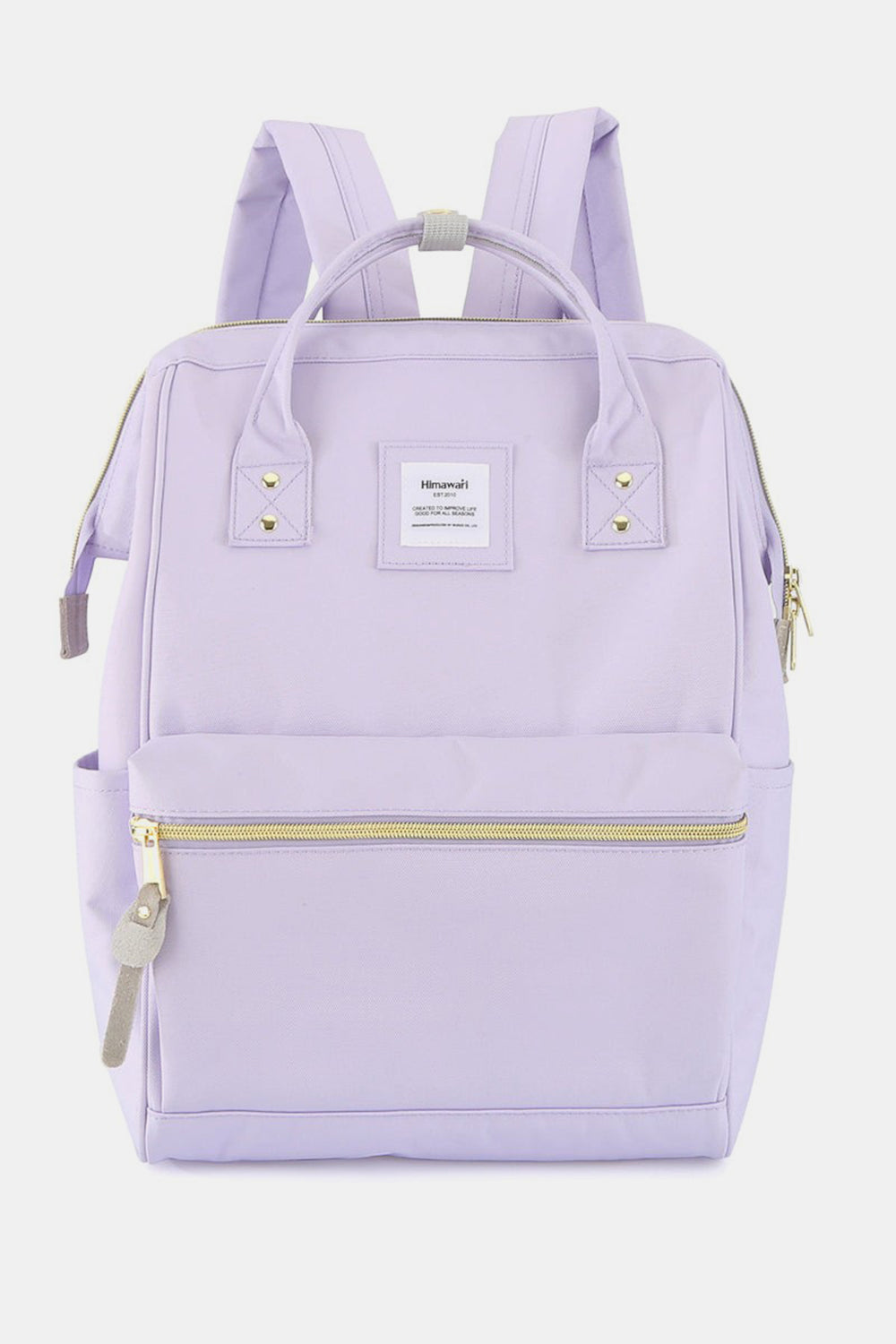 Himawari Waterproof Canvas Backpack Bag with Side Pockets - Tigbul's Variety Fashion Shop