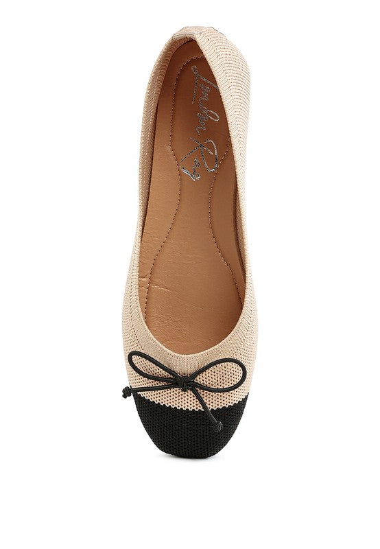 Rosario Two Tone Ballerinas - Tigbul's Variety Fashion Shop