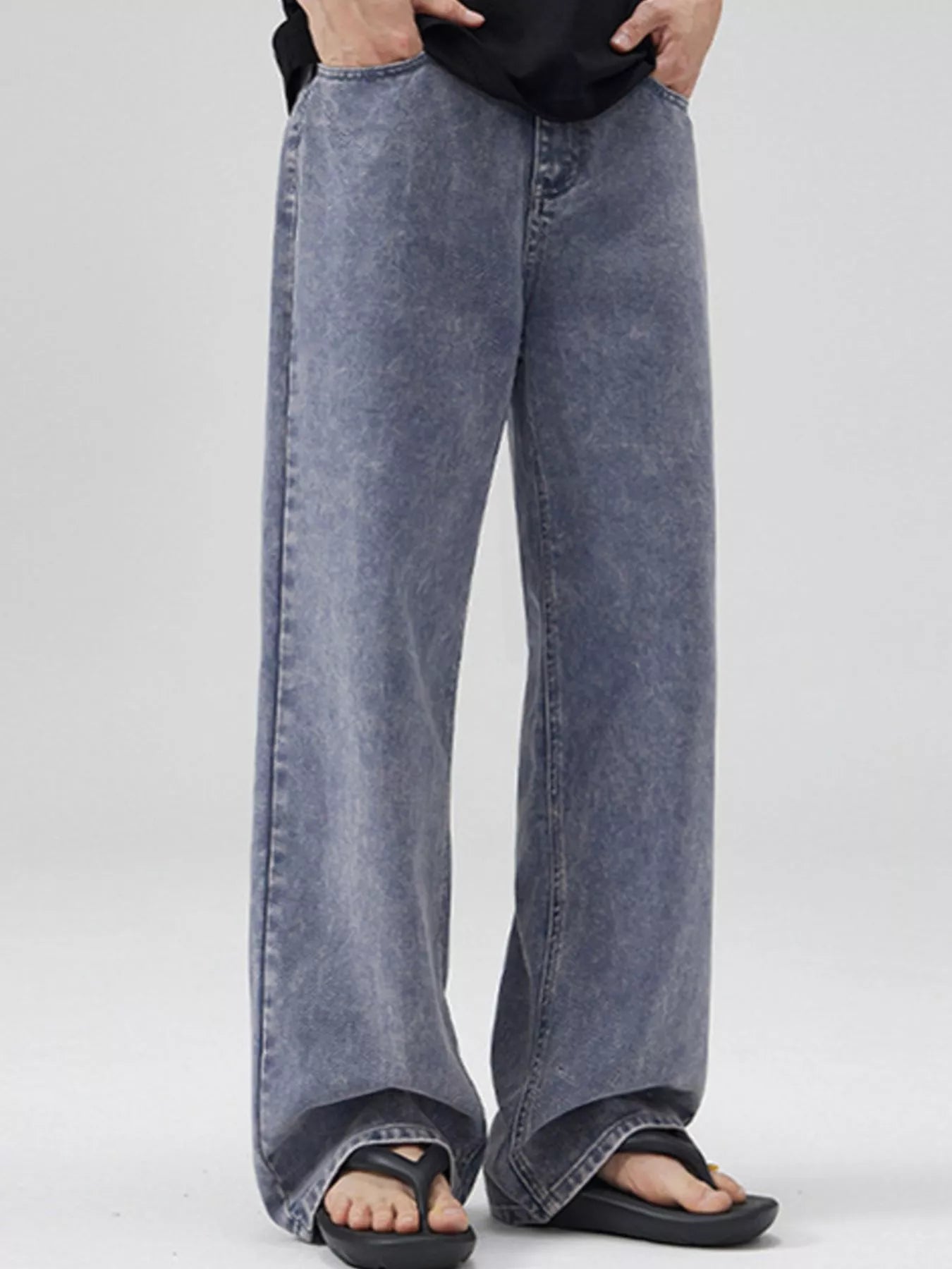 Men's Full Size Wide Leg Jeans Plus Size - Tigbul's Variety Fashion Shop