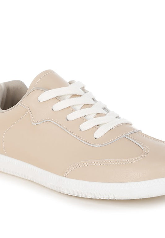Bostonia Real Leather Casual Sneakers - Tigbul's Variety Fashion Shop