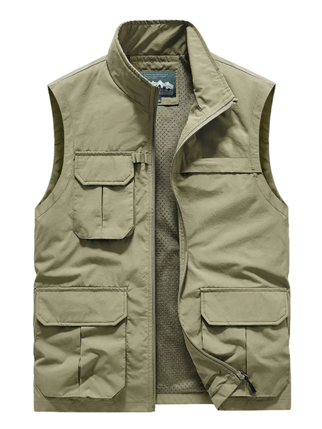 Men's Size Medium up to 5XL Zip Up Vest - Tigbul's Variety Fashion Shop