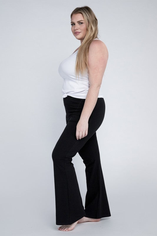 Plus Everyday Flare Bottoms - Tigbul's Variety Fashion Shop