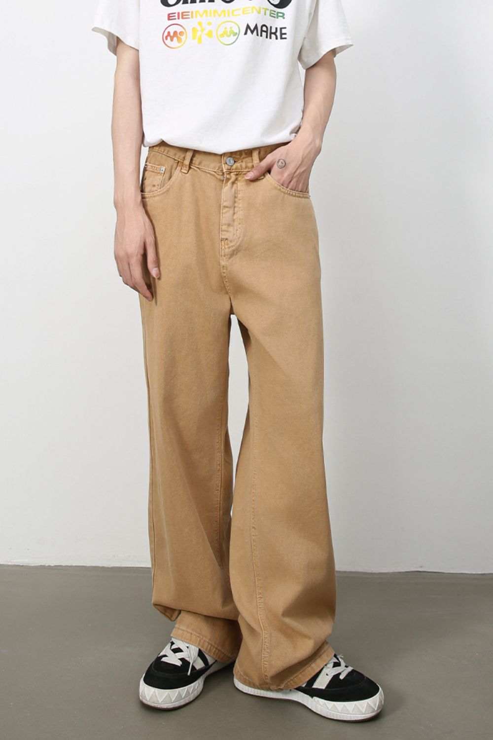 Men's Mid Rise Baggy Jeans - Tigbul's Variety Fashion Shop