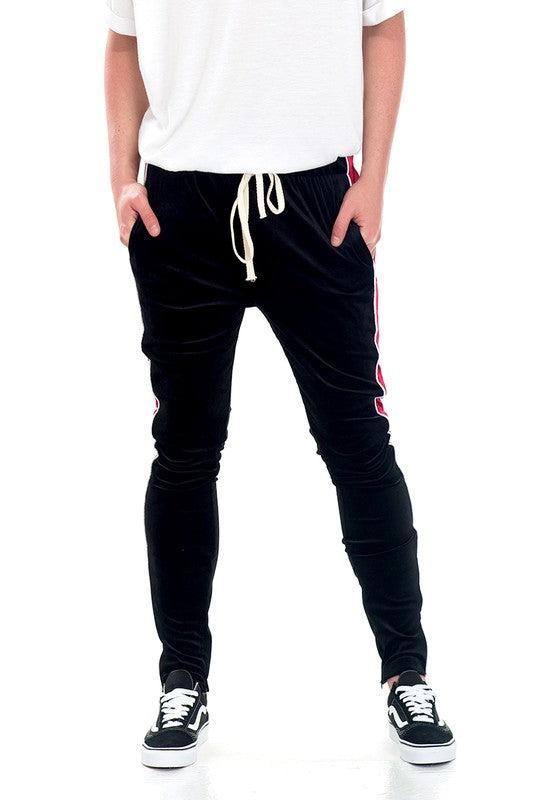 Men's Velvet Track Pants - Tigbul's Variety Fashion Shop