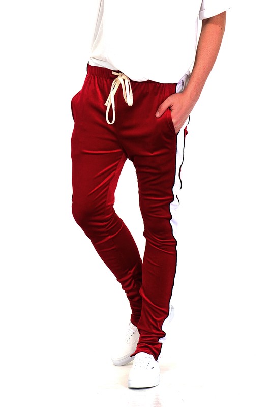 Men's Velvet Track Pants - Tigbul's Variety Fashion Shop