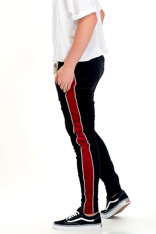 Men's Velvet Track Pants - Tigbul's Variety Fashion Shop