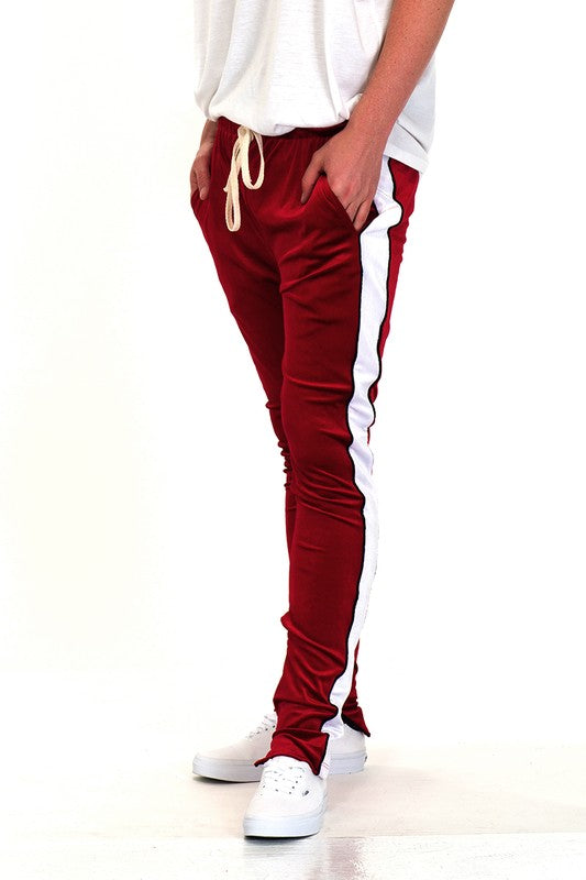 Men's Velvet Track Pants - Tigbul's Variety Fashion Shop