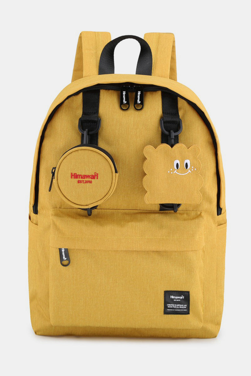 Himawari Waterproof Canvas Backpack Bag with Removable Coin Purse - Tigbul's Variety Fashion Shop