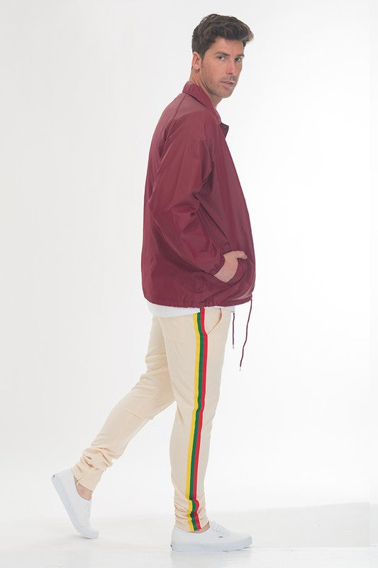 RASTA TAPED TRACK PANTS - Tigbul's Variety Fashion Shop