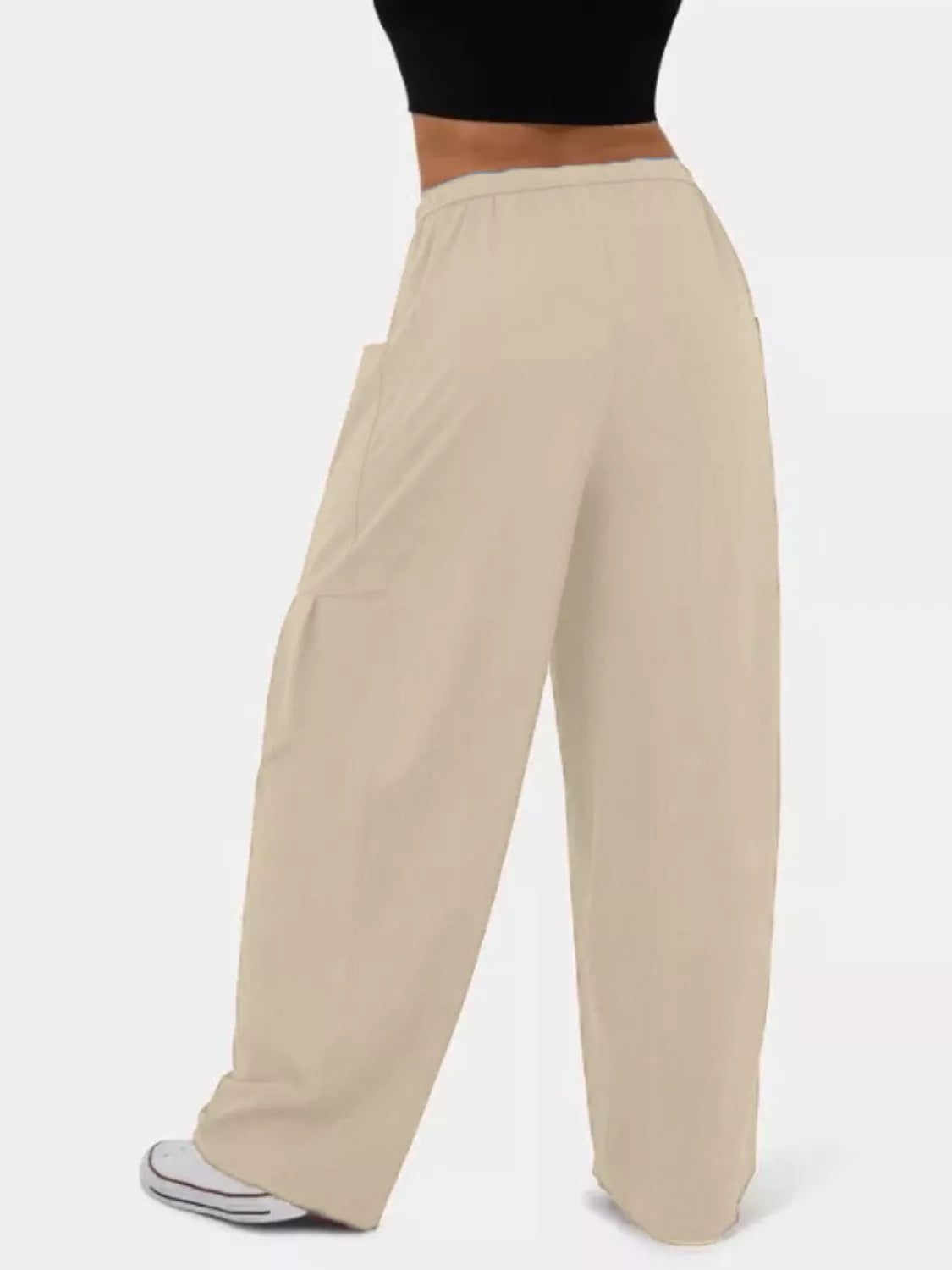 Relaxed Fit Drawstring Pants - Tigbul's Variety Fashion Shop