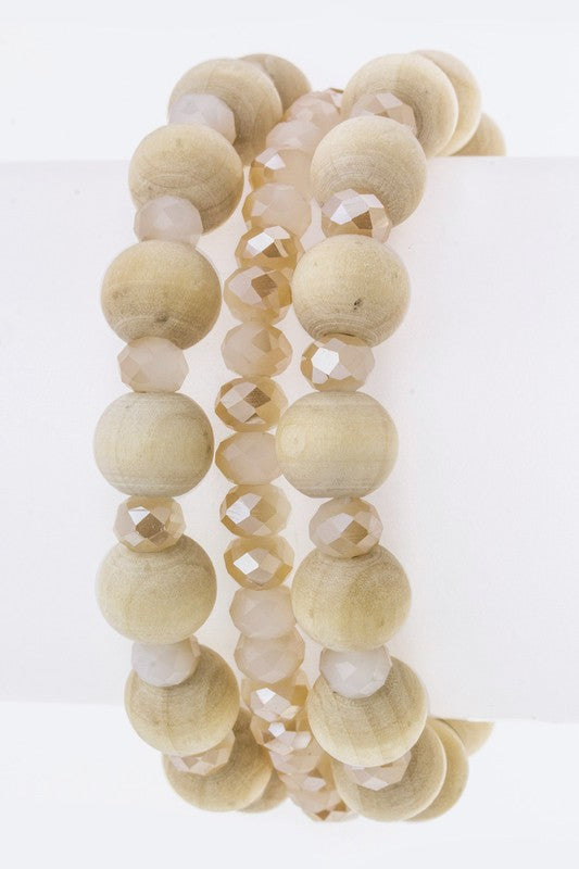 Mix Bead Stretch Bracelets Set - Tigbul's Variety Fashion Shop