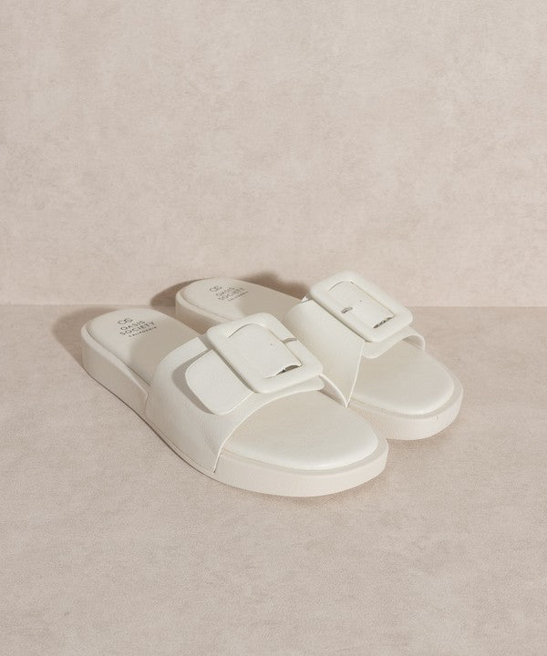 OASIS SOCIETY Daisy - Single Buckle Slide - Tigbul's Variety Fashion Shop