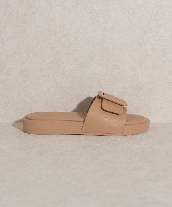 OASIS SOCIETY Daisy - Single Buckle Slide - Tigbul's Variety Fashion Shop
