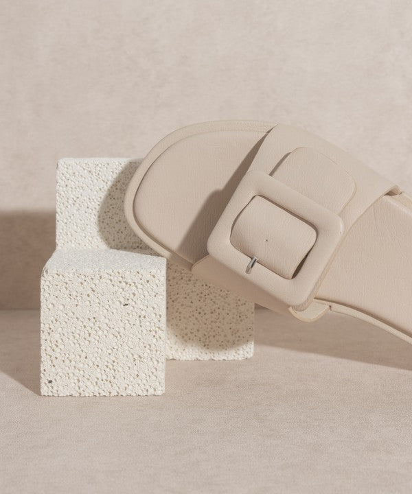 OASIS SOCIETY Daisy - Single Buckle Slide - Tigbul's Variety Fashion Shop