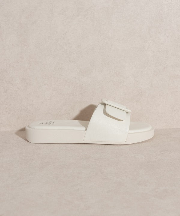 OASIS SOCIETY Daisy - Single Buckle Slide - Tigbul's Variety Fashion Shop