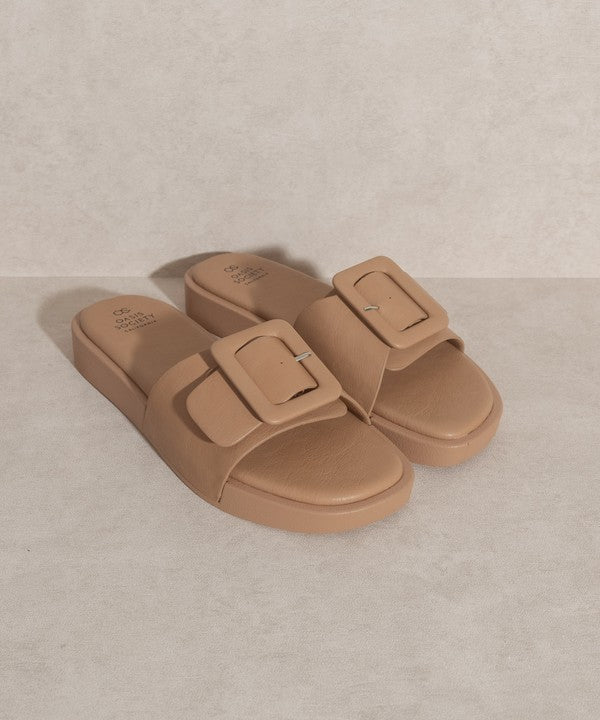 OASIS SOCIETY Daisy - Single Buckle Slide - Tigbul's Variety Fashion Shop